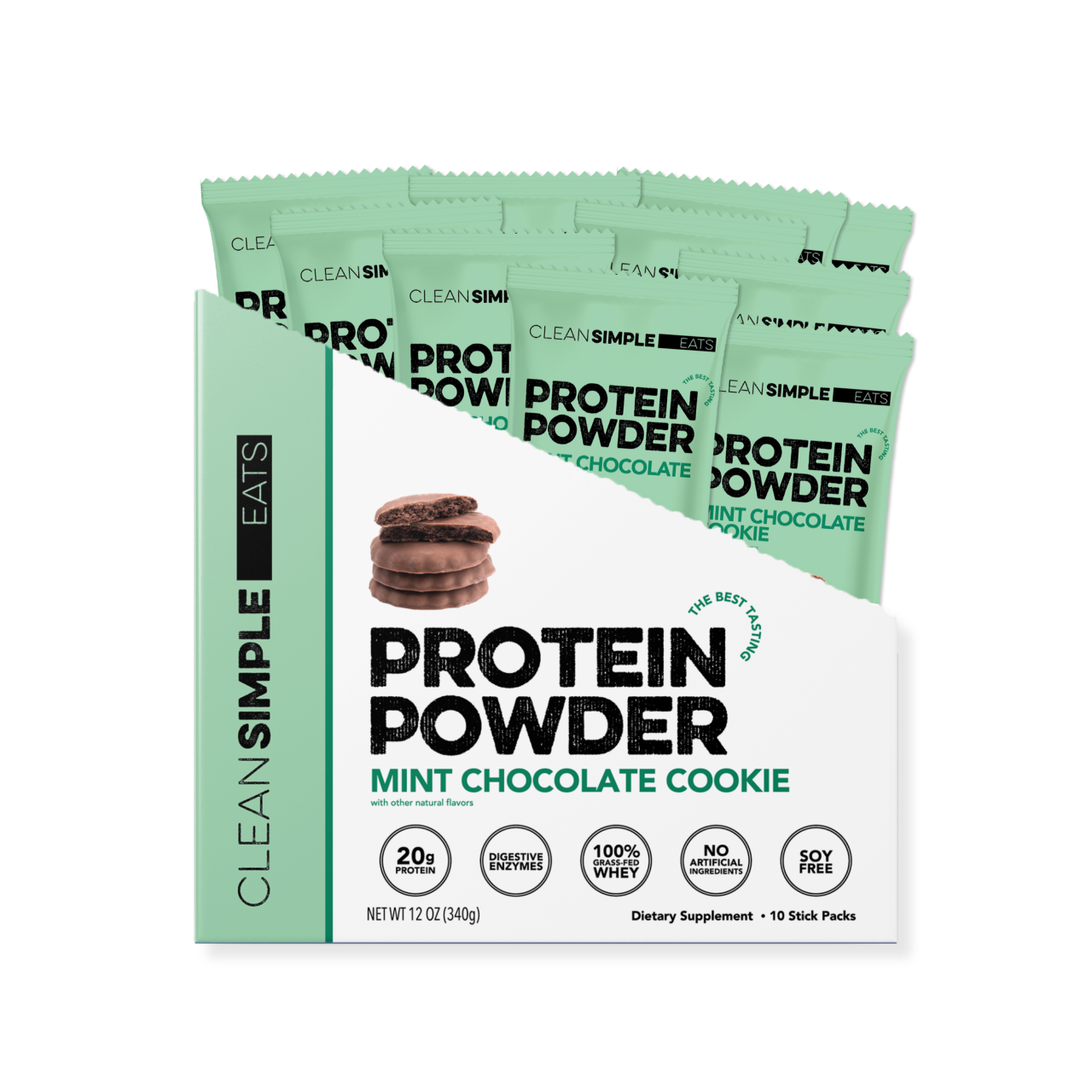 CSE - Mint Chocolate Cookie Protein Powder - Single Serving Packet