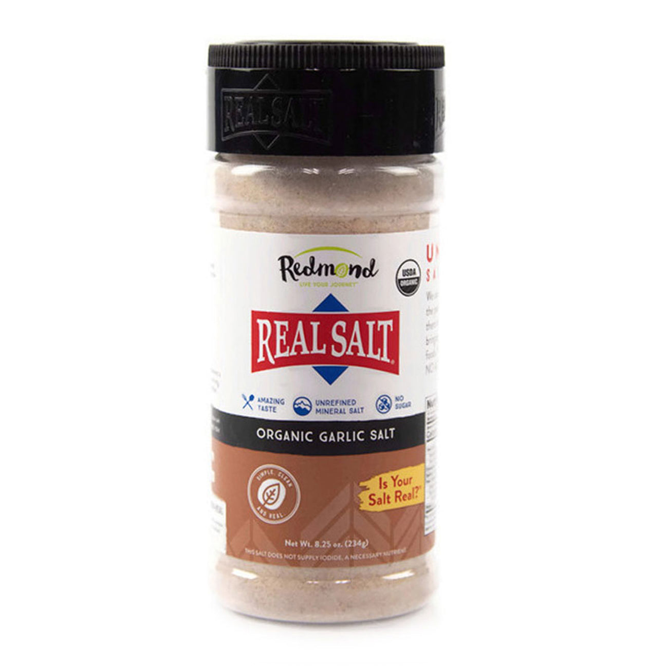 Organic Garlic Salt 8.25 oz. Shaker