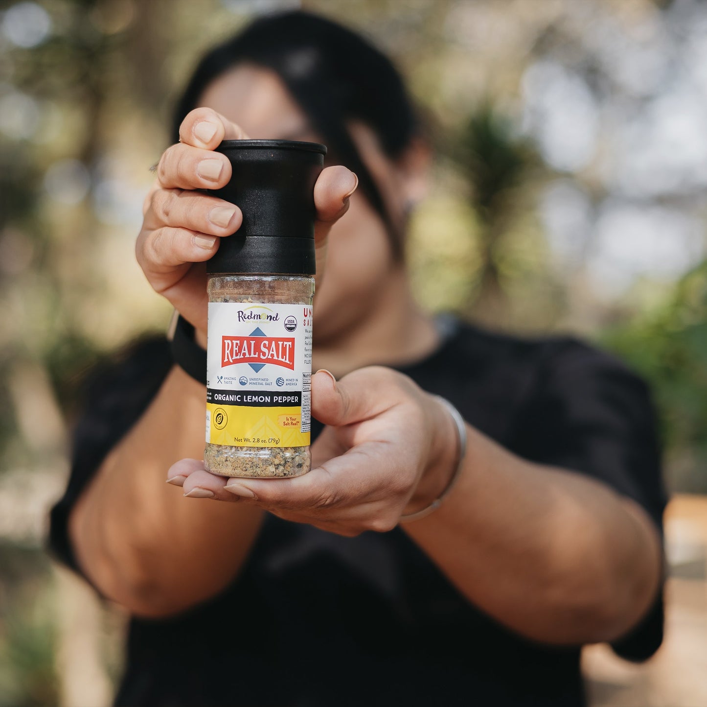Redmond Real Salt, Lemon Pepper Grinder 2.8 oz.