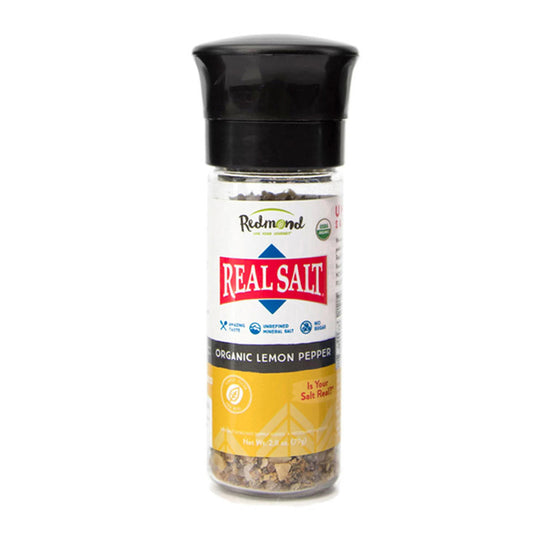 Redmond Real Salt, Lemon Pepper Grinder 2.8 oz.
