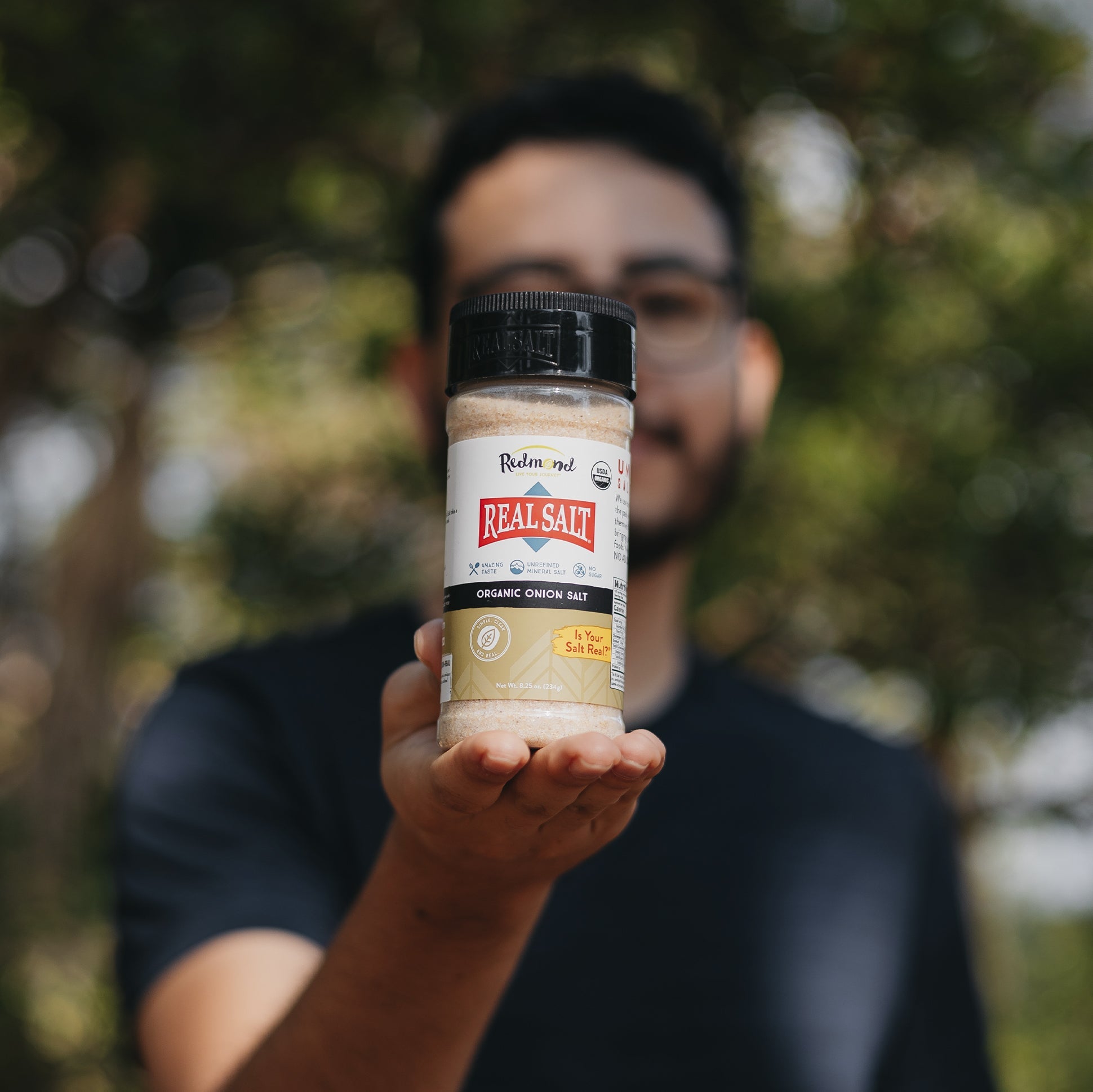 Organic Onion Salt 8.25 oz. Shaker