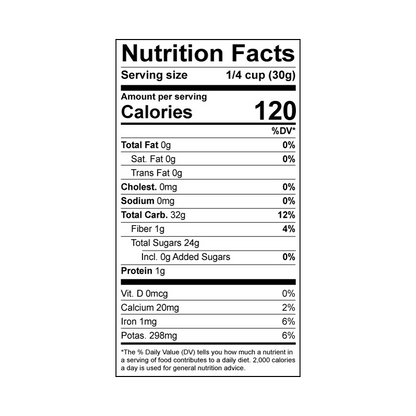 Gold Sultana Raisins 8oz.