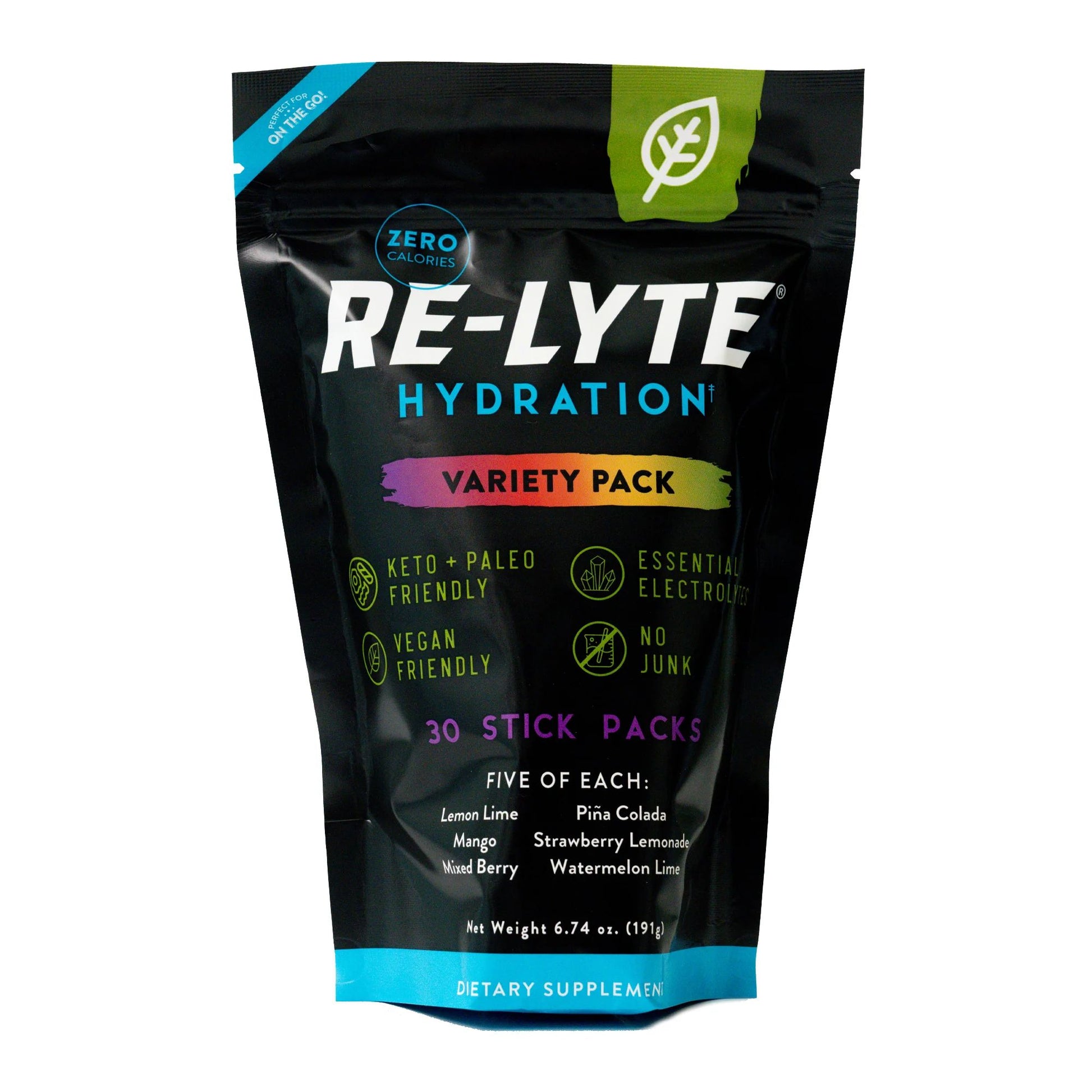 Variety Pack - Re-Lyte Electrolyte Mix Stick Packs (30 ct.)