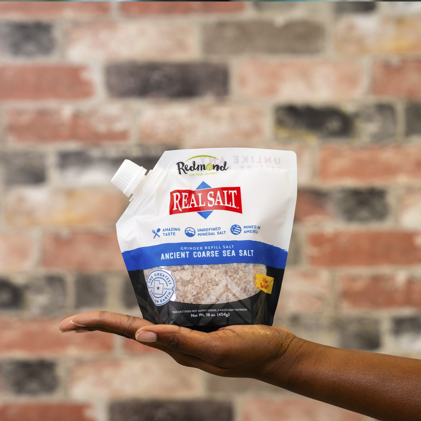 Real Salt 16 oz Coarse Grind Pouch
