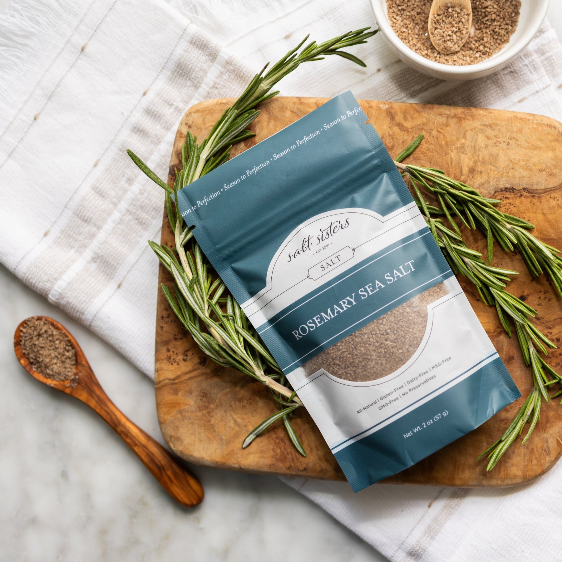 Spanish Rosemary Sea Salt 2oz