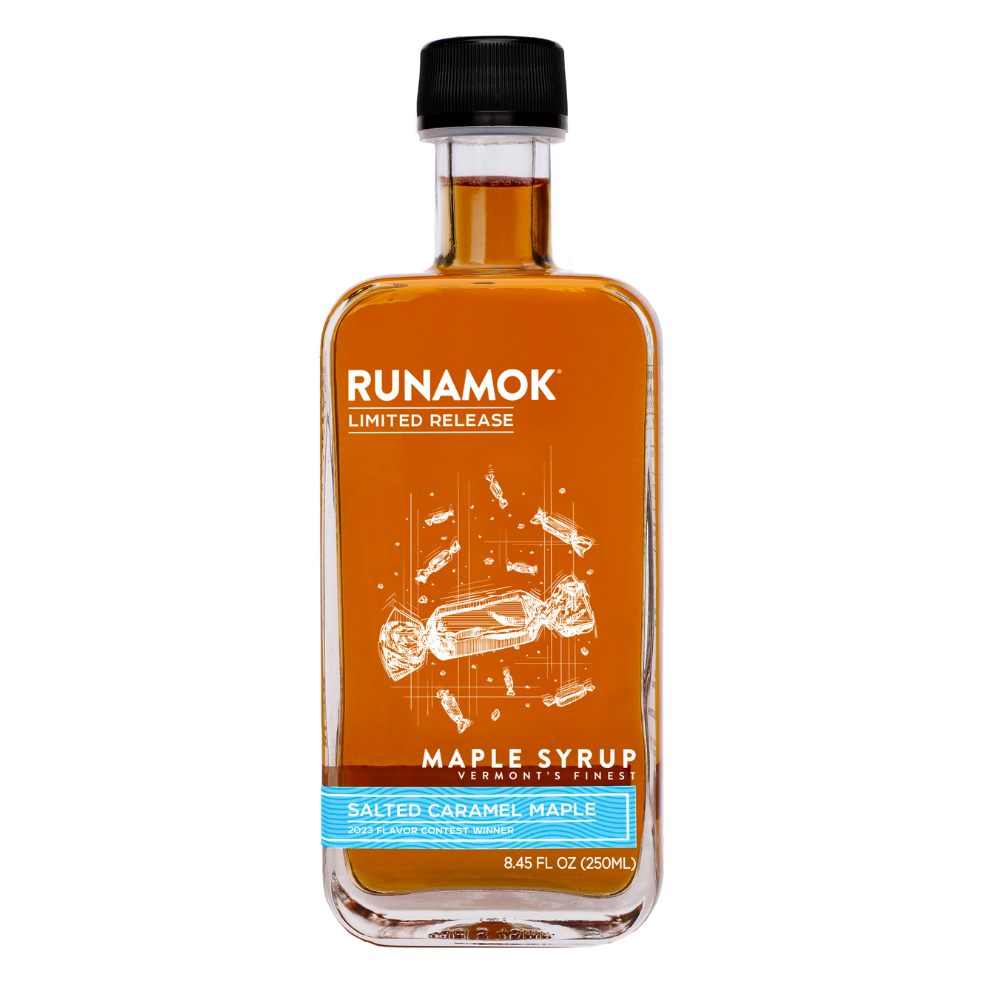Salted Caramel Non-Organic Maple Syrup 8.45 fl. oz. -250ml