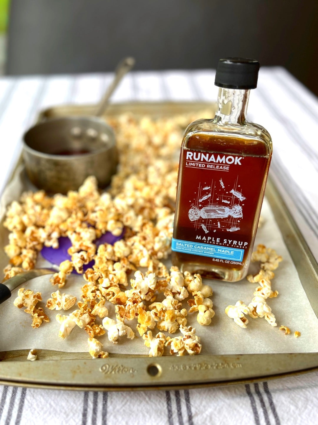 Salted Caramel Non-Organic Maple Syrup 8.45 fl. oz. -250ml