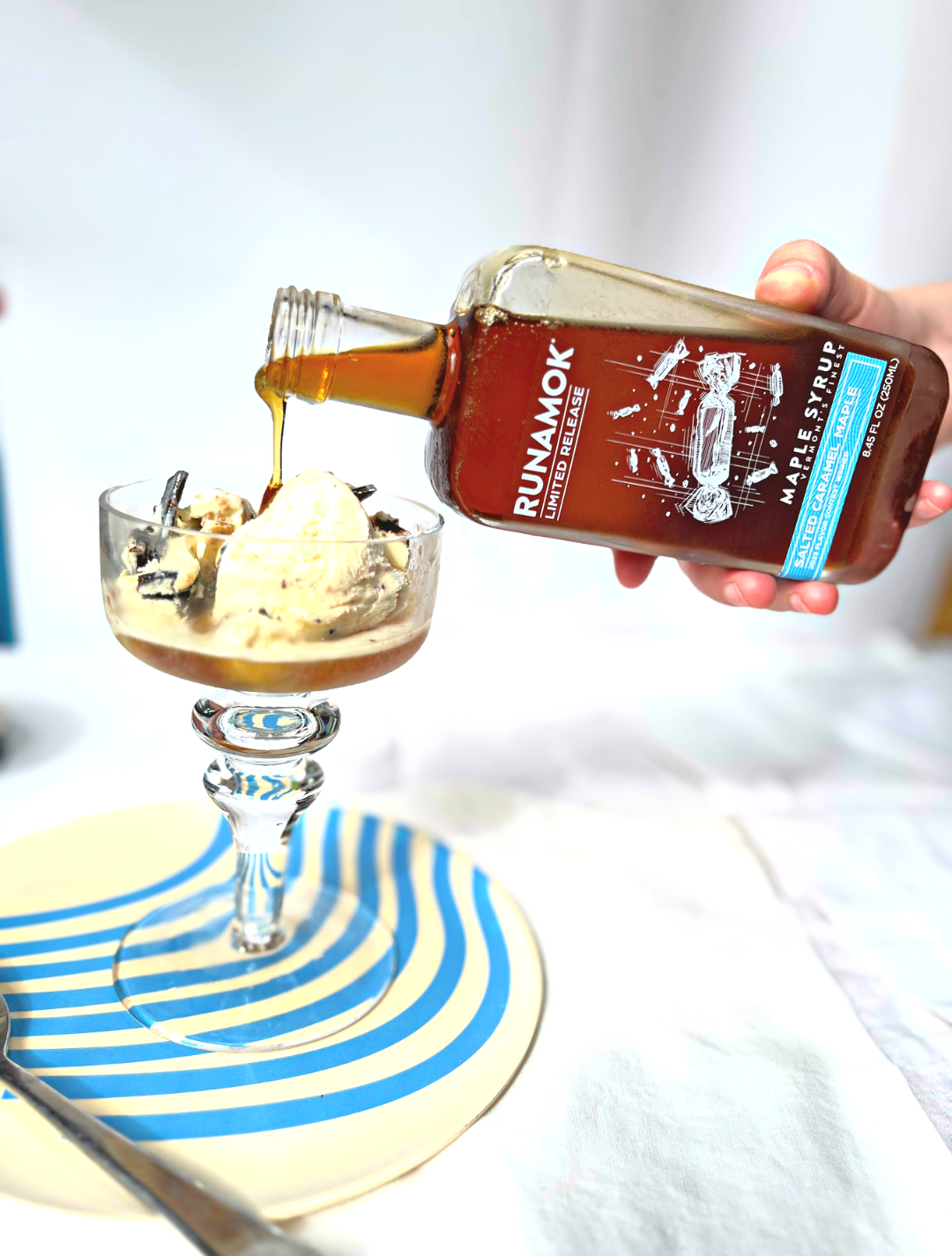Salted Caramel Non-Organic Maple Syrup 8.45 fl. oz. -250ml