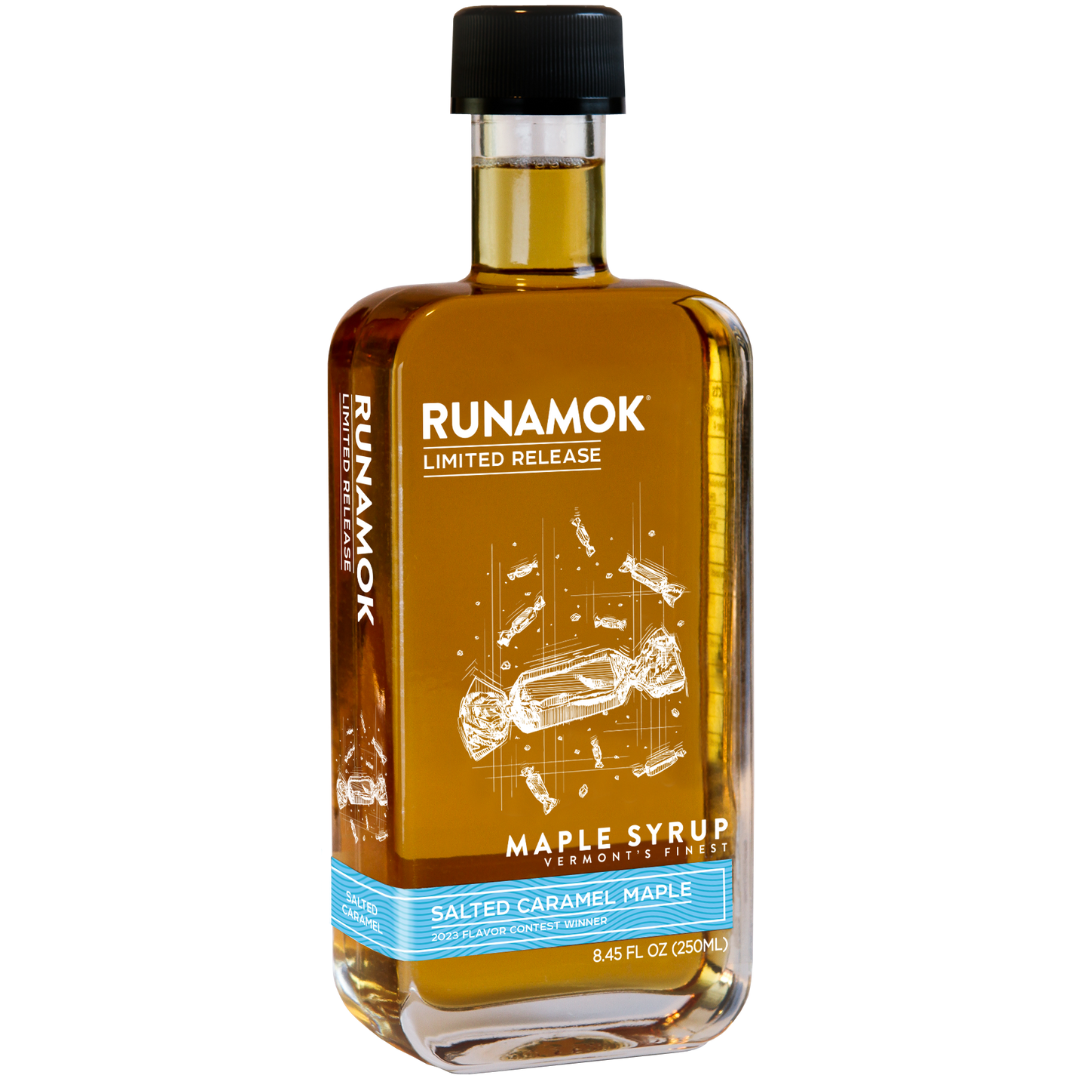 Salted Caramel Non-Organic Maple Syrup 8.45 fl. oz. -250ml