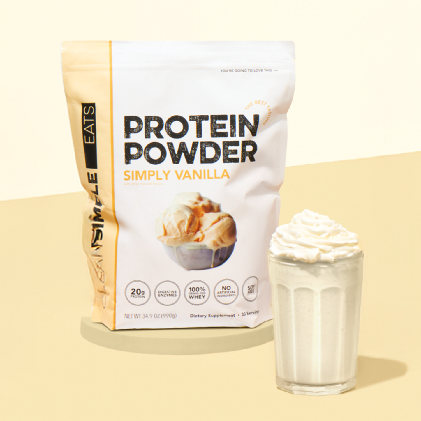 CSE - Simply Vanilla Protein Powder - 30 servings bag