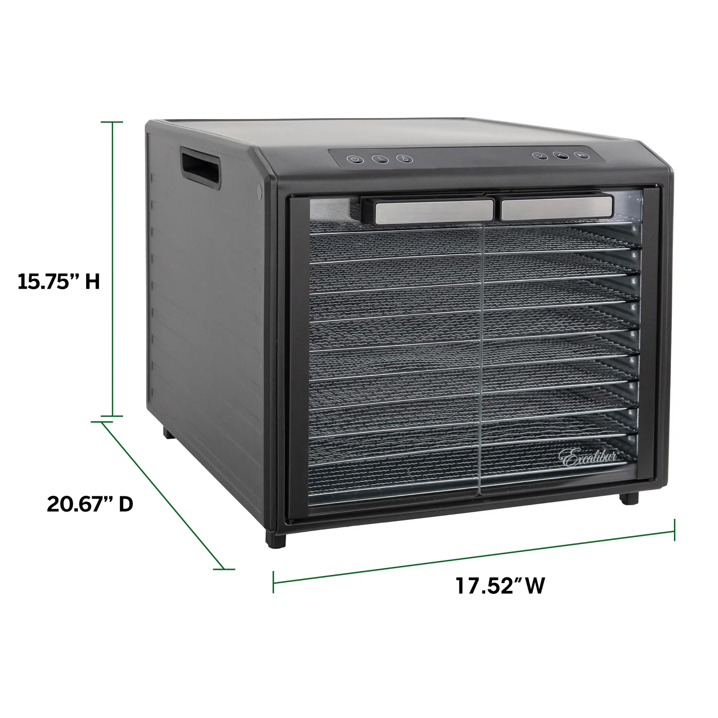 Excalibur 10-Tray Select Digital Food Dehydrator - Stainless Steel  w/FREE Shipping