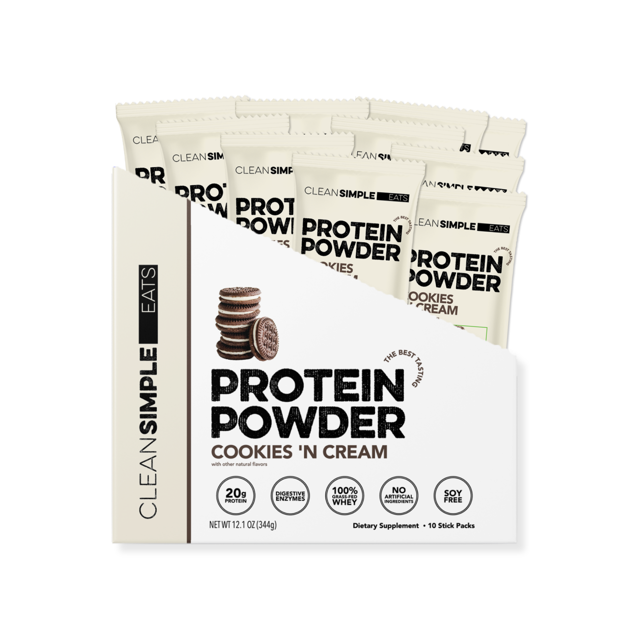 CSE - Cookies N Cream Protein Powder - Single Serving Packet