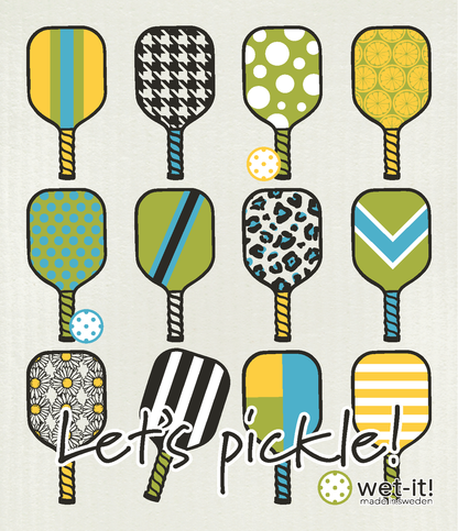 Wet-it! Swedish Cloth - Pickle Paddle Fun 6.75in.x8in.