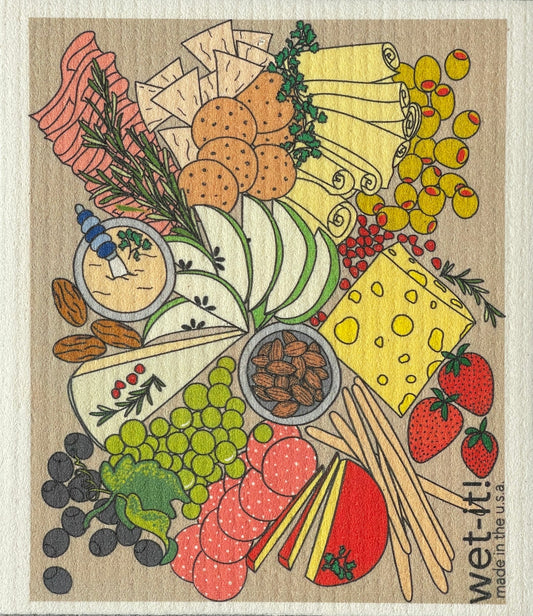 Wet-it! Swedish Cloth - Charcuterie 6.75in.x8in.