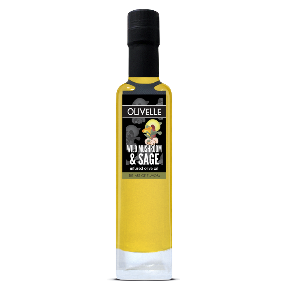 Infused Olive Oil from Olivelle (Wild Mushroom & Sage - 750ml)