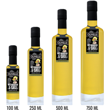 Infused Olive Oil from Olivelle (Wild Mushroom & Sage - 500ml)