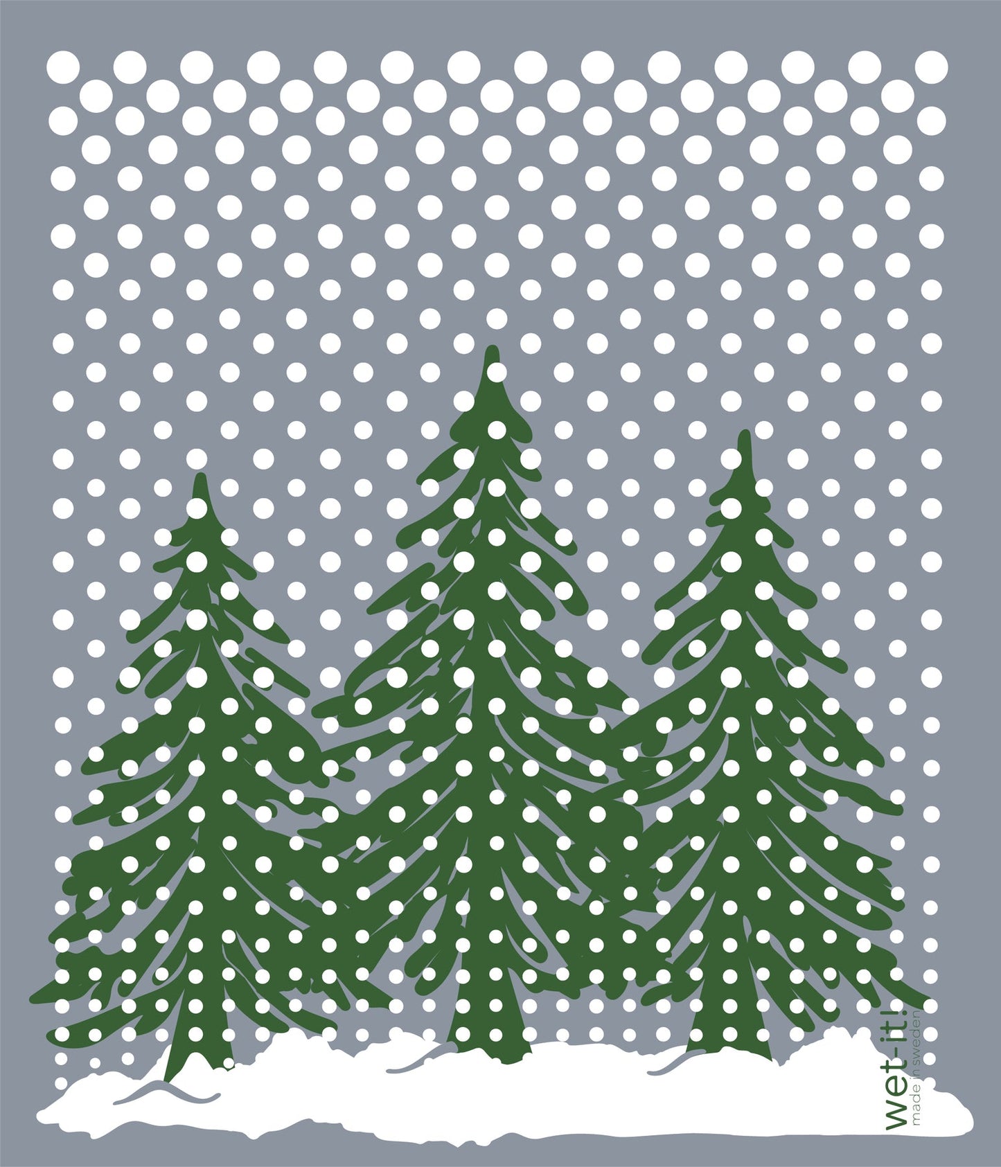 Wet-it! Swedish Cloth - Winter Country 6.75in.x8in.