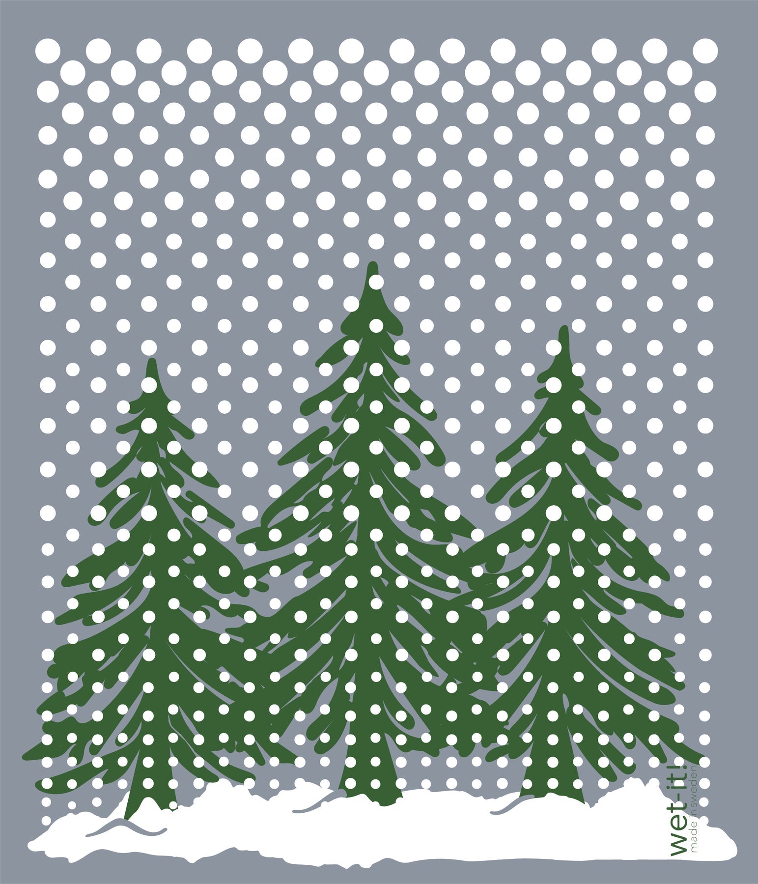Wet-it! Swedish Cloth - Winter Country 6.75in.x8in.