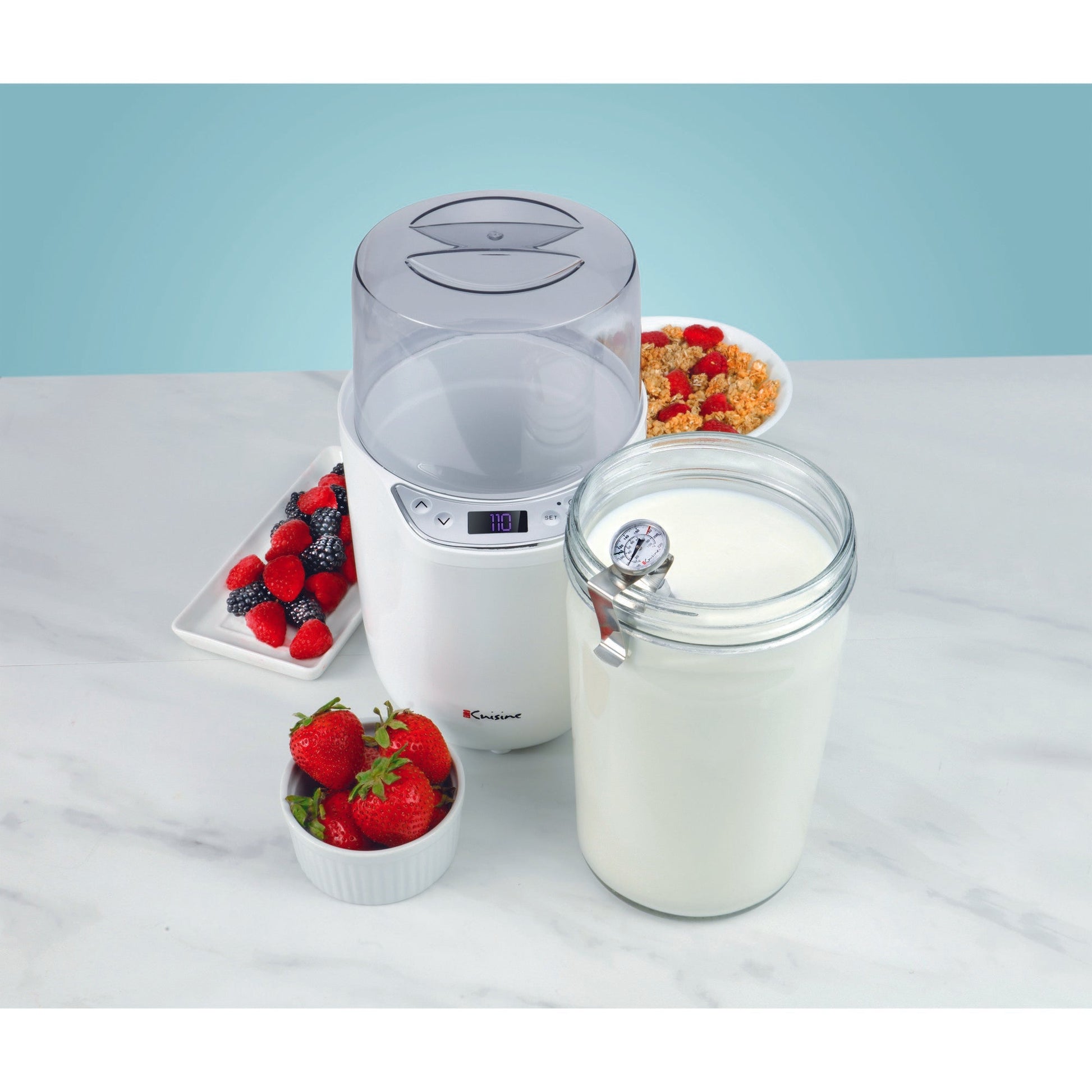 EuroCuisine YM260 Yogurt and Greek Yogurt Maker (White))