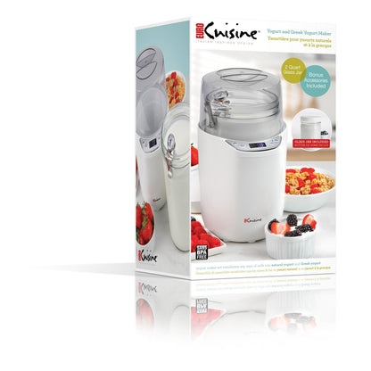 EuroCuisine YM260 Yogurt and Greek Yogurt Maker (White))