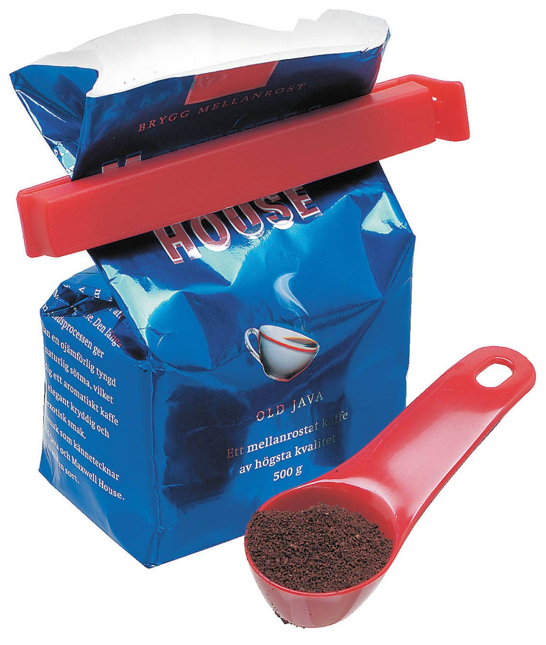 Coffee Kit RED (1 TBS measure, 1 bag clip)