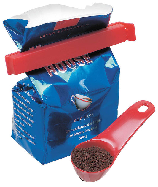 Coffee Kit RED (1 TBS measure, 1 bag clip)
