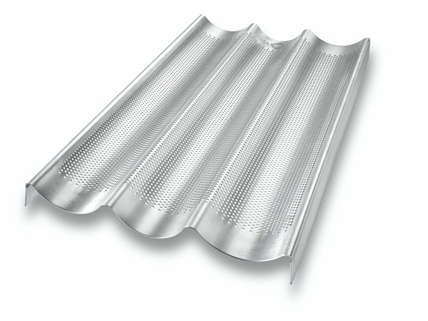 USA French Baguette Pan Non-stick  (3 Channel)