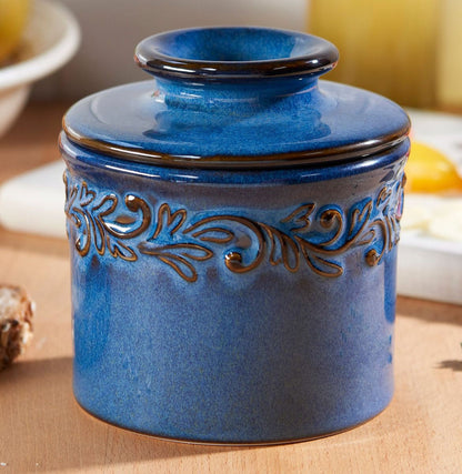 Butter Bell Crock Antique Denim
