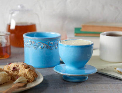 Butter Bell Crock Powder Blue