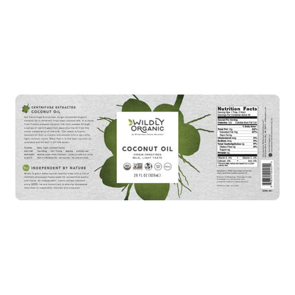 Coconut Oil Extra Virgin Raw Centrafuge Extracted 28 fl oz