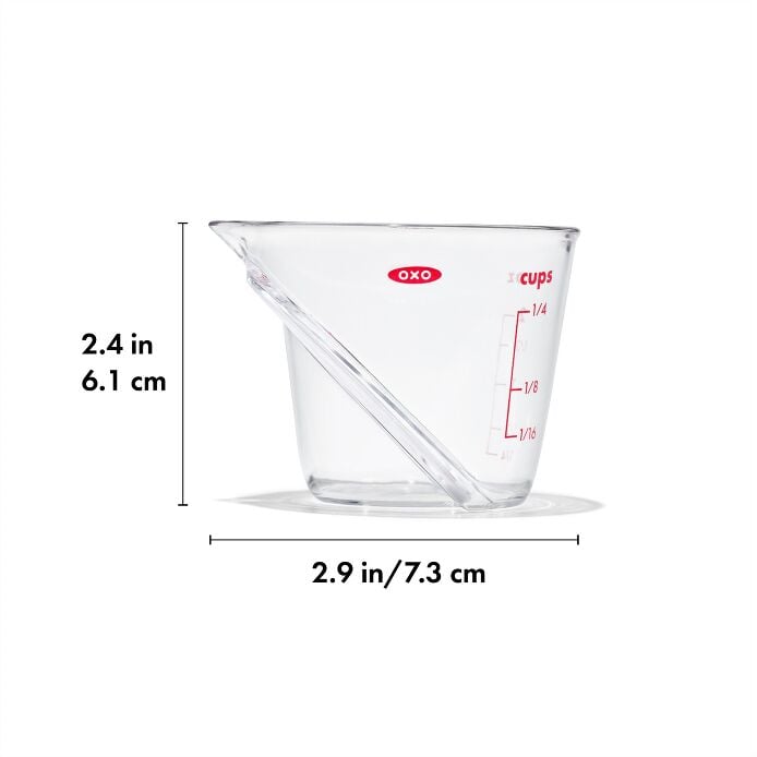 Mini Angled Measuring Cup - 4 Tbs. Max