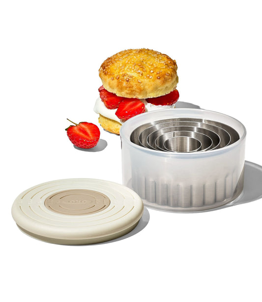 OXO Cookie / Biscuit Cutter Set - Double-Sided