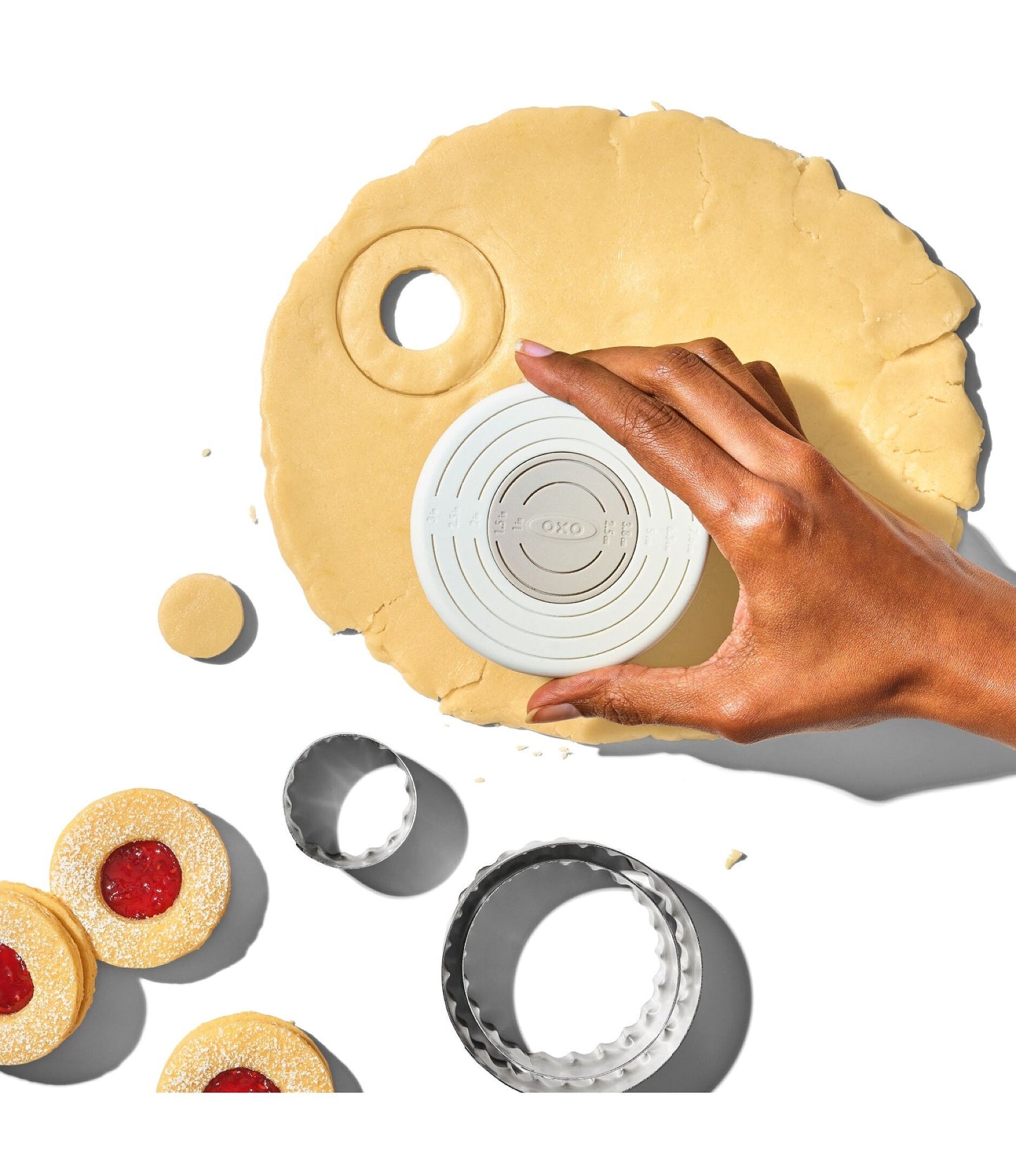 OXO Cookie / Biscuit Cutter Set - Double-Sided