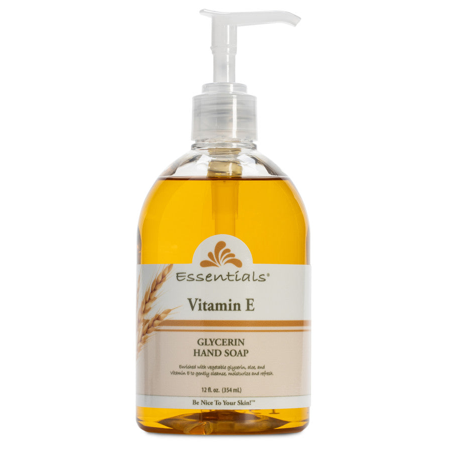 Vitamin E Glycerine Hand Soap 12 oz by Clearly Natural