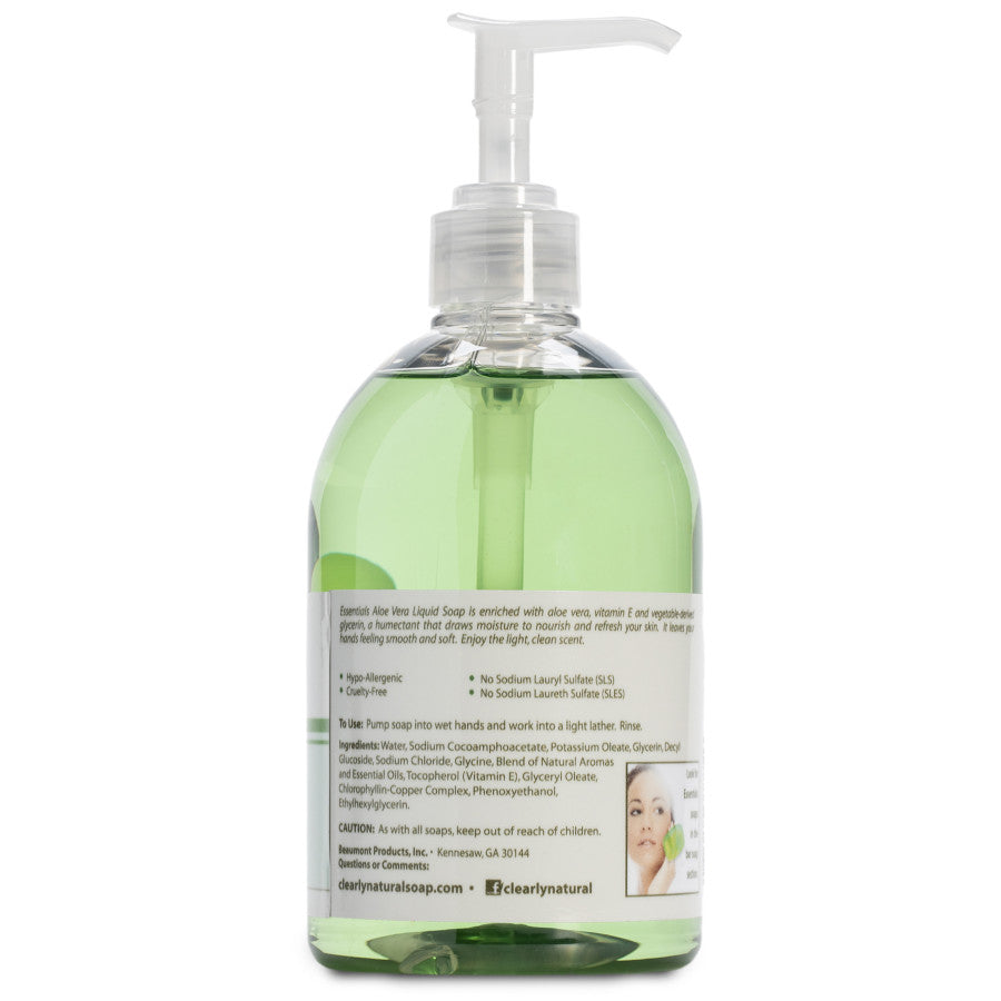 Aloe Vera Glycerine Hand Soap 12 oz by Clearly Natural
