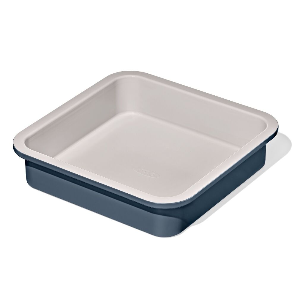 OXO - PRO CERAMIC 9 IN SQUARE CAKE PAN - STORM BLUE