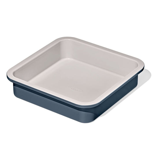 OXO - PRO CERAMIC 9 IN SQUARE CAKE PAN - STORM BLUE