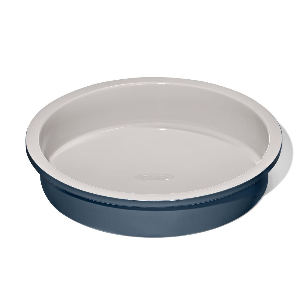 OXO - PRO CERAMIC 9 IN ROUND CAKE PAN - STORM BLUE