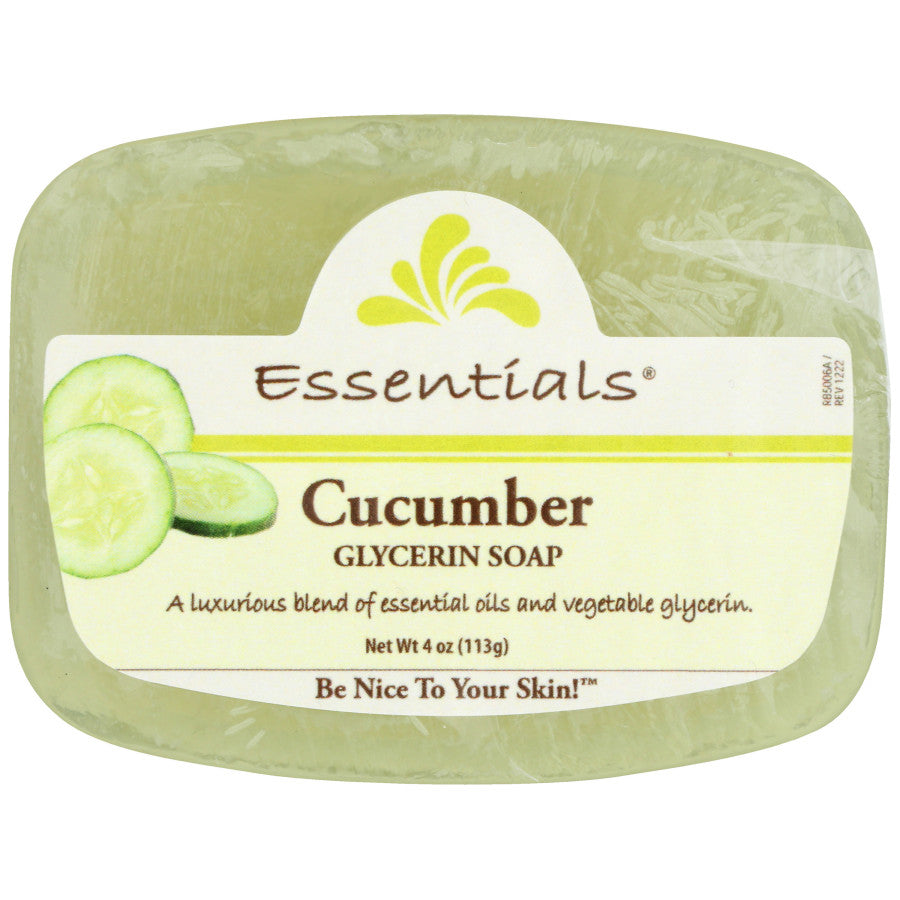 Cucumber Glycerine Bar Soap 4oz.