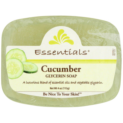 Cucumber Glycerine Bar Soap 4oz.