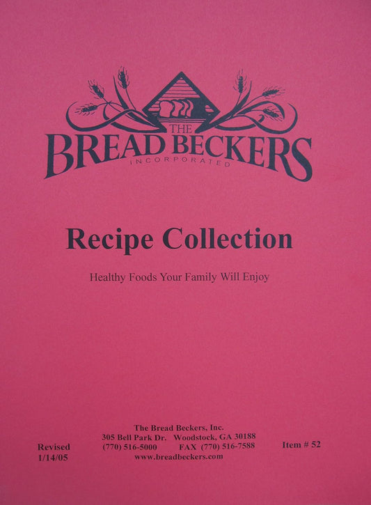 The Bread Beckers Recipe Collection with FREE Media Mail Shipping