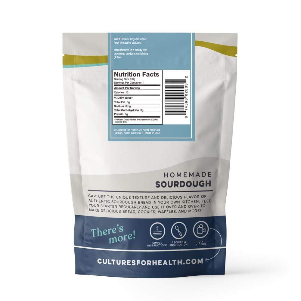 Whole Wheat Sourdough Starter (Single Packet)