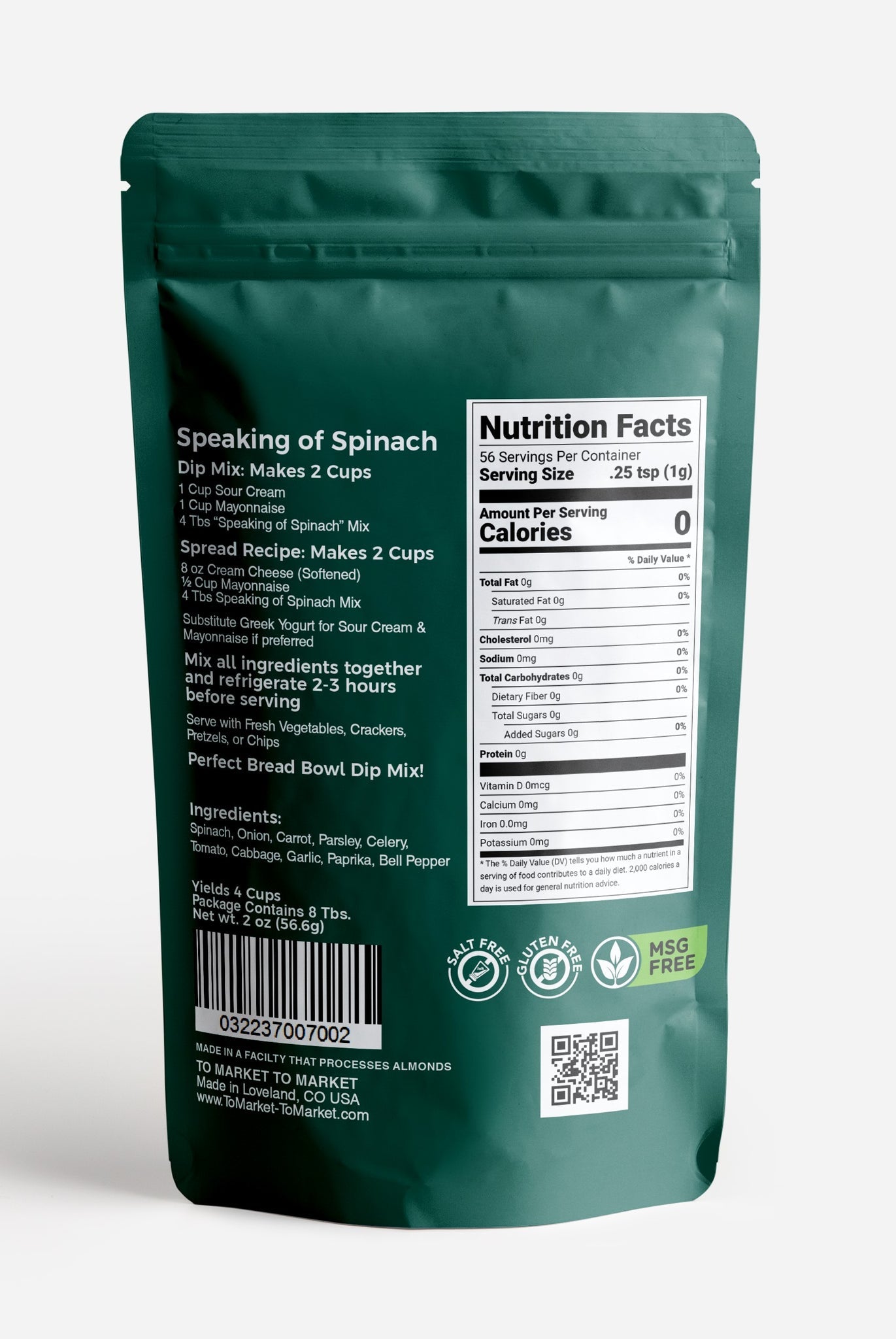Speaking of Spinach 2oz.