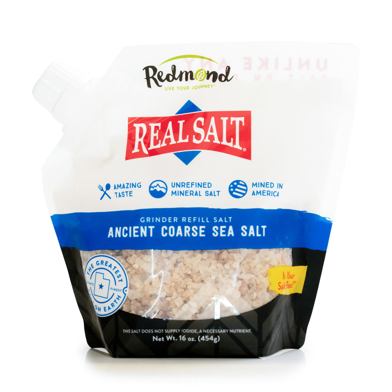 Real Salt 16 oz Coarse Grind Pouch
