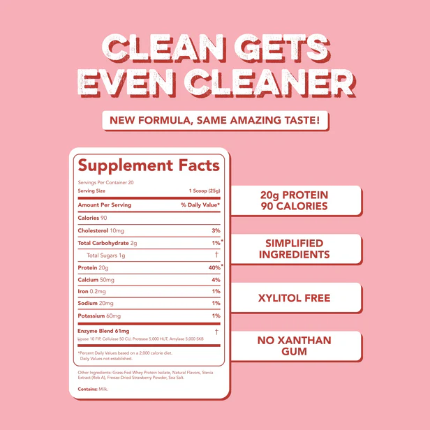 CSE - Strawberry Cheesecake Protein Powder - 20 serving bag