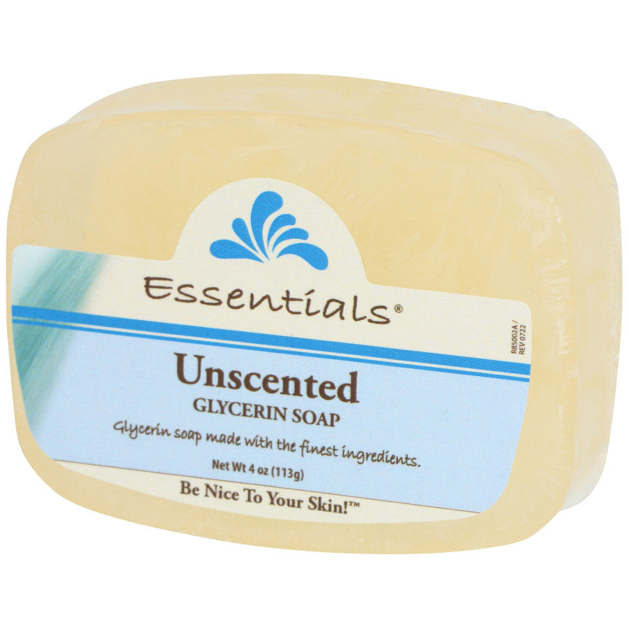 Unscented Glycerine Bar Soap 4oz.