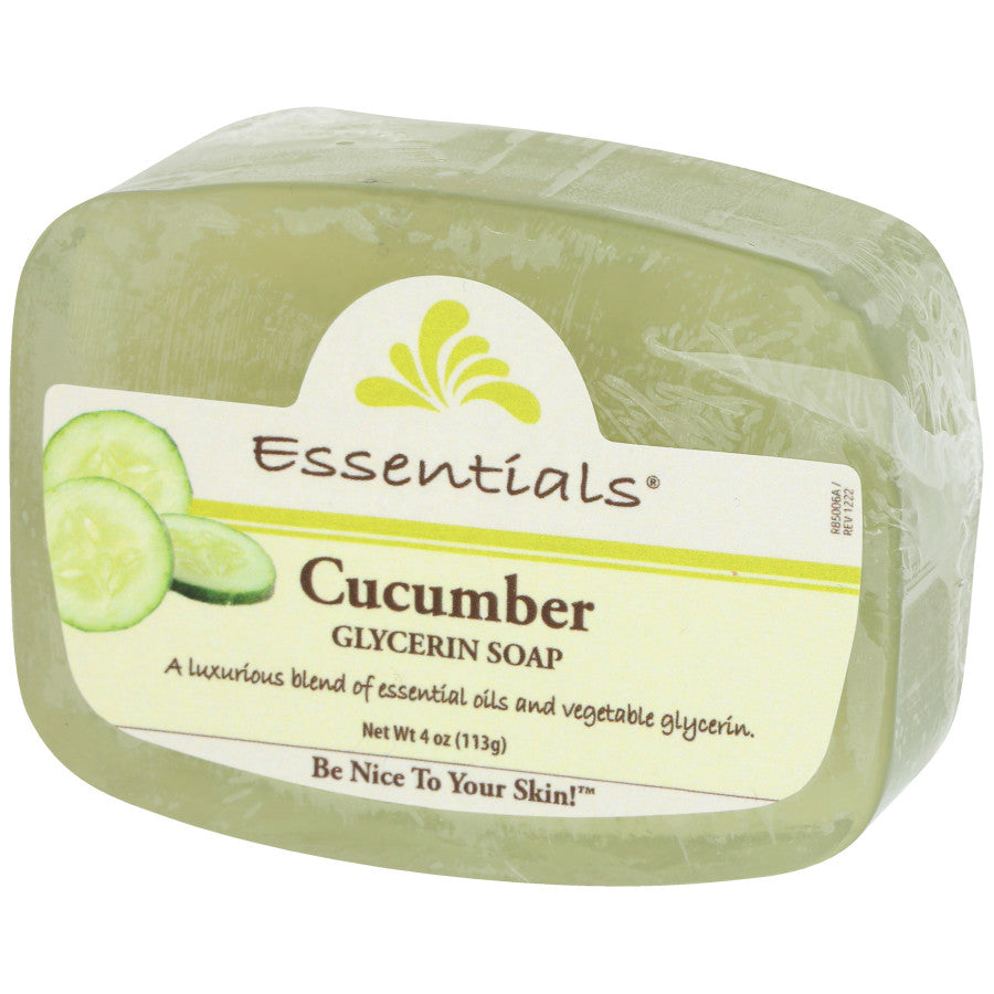 Cucumber Glycerine Bar Soap 4oz.