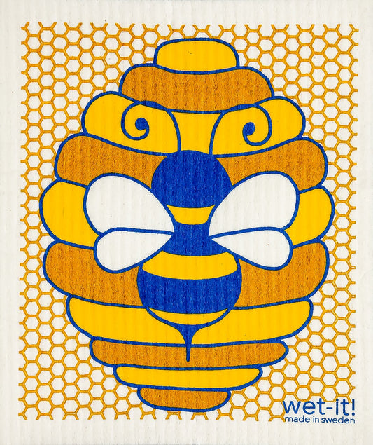 Wet-it! Swedish Cloth - Honeybee 6.75in.x8in.