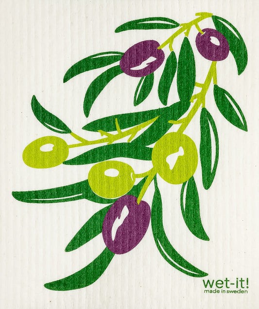 WetIt! Swedish Cloth - Olives 6.75in.x8in.