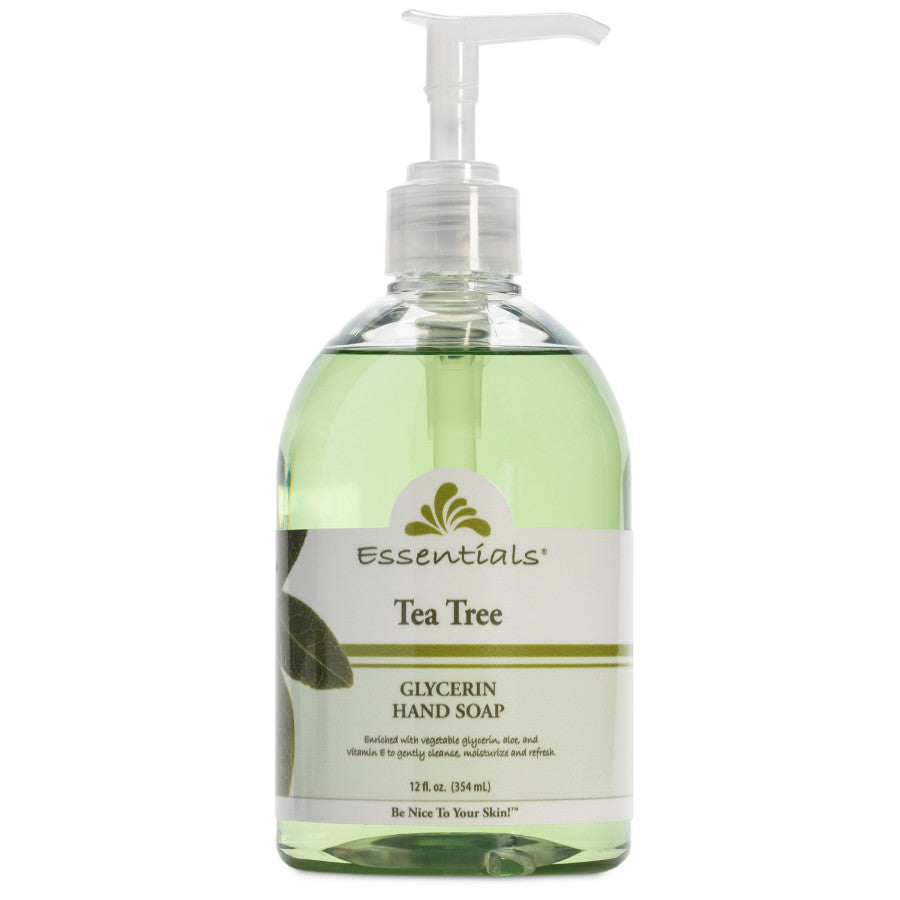 Tea Tree Glycerine Hand Soap 12 oz by Clearly Natural